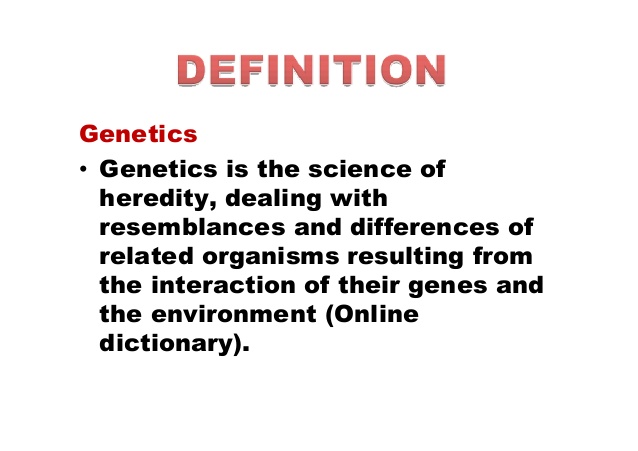 basic principles of genetics